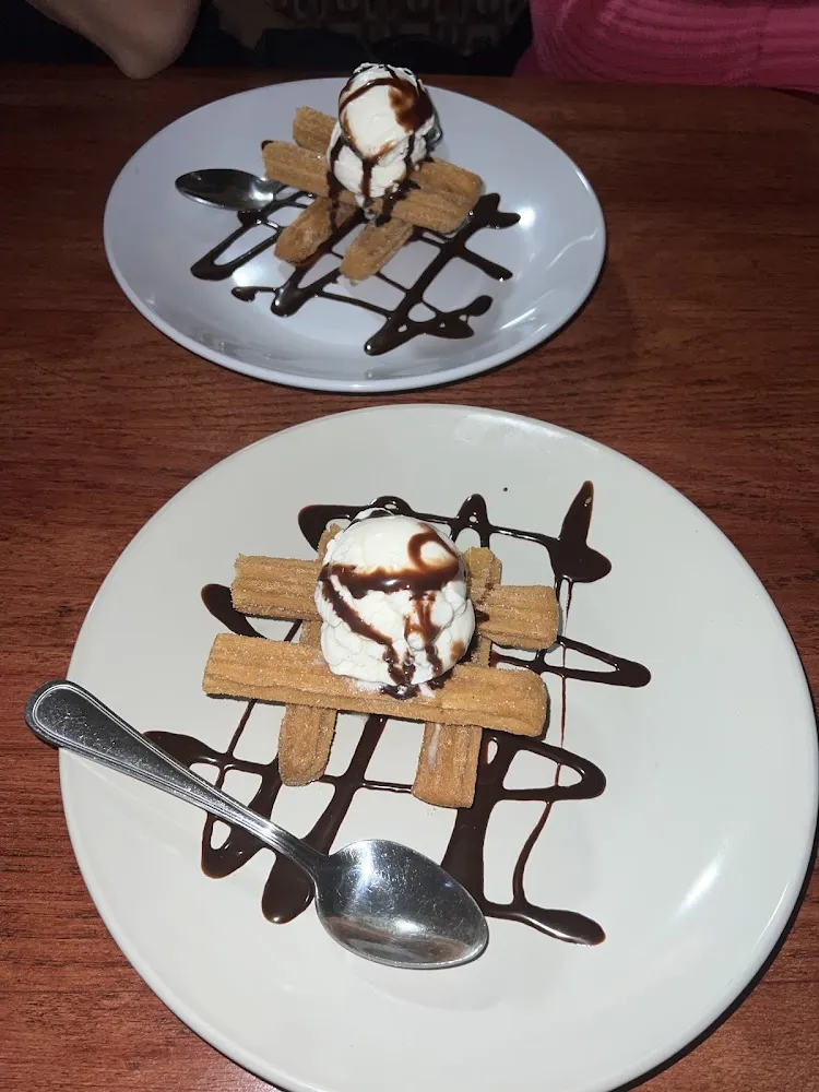 Churros with Ice Cream