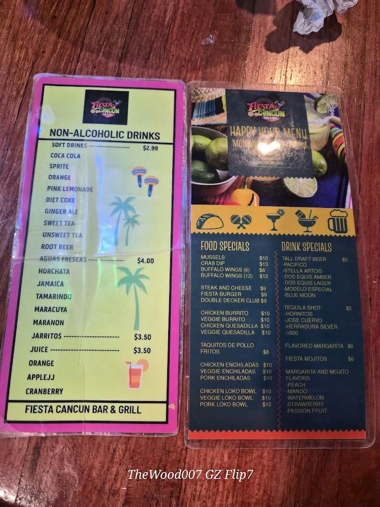 Fiesta Cancun Bar & Grill Menu image 4